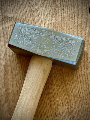 Crucible Tool Brass Mallet (Custom Engraved)