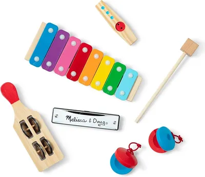 Melissa & Doug Band-in-a-Box Percussion Set
