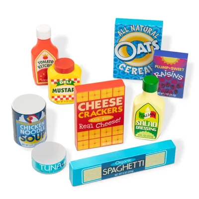 Melissa & Doug Wooden Play Food Set